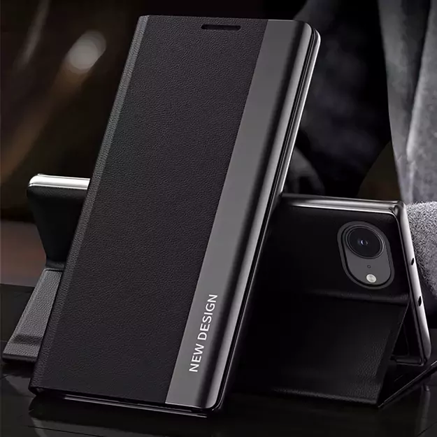 Sleep Case Pro for iPhone 16e with Flip and Stand - Black 2