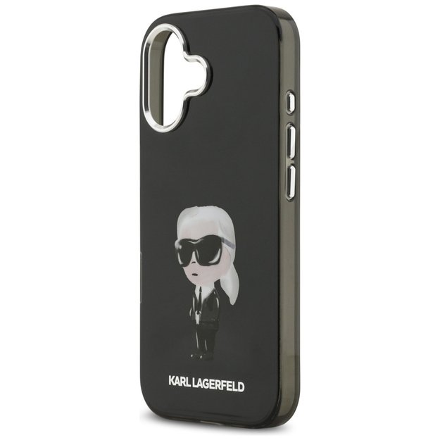 Karl Lagerfeld IML Aquarelle Karl &amp  Logo MagSafe Case for iPhone 17 - Black 5