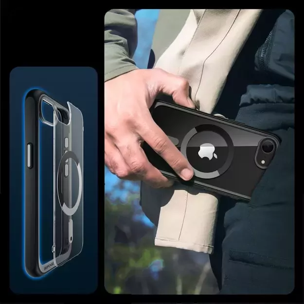 Supcase UB Mag MagSafe iPhone 16e Case - Black 6