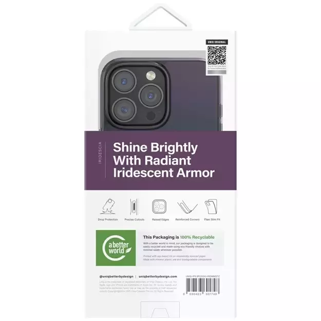 Uniq Iridescia Magclick Charging Case for iPhone 16 Pro Max - Black 8