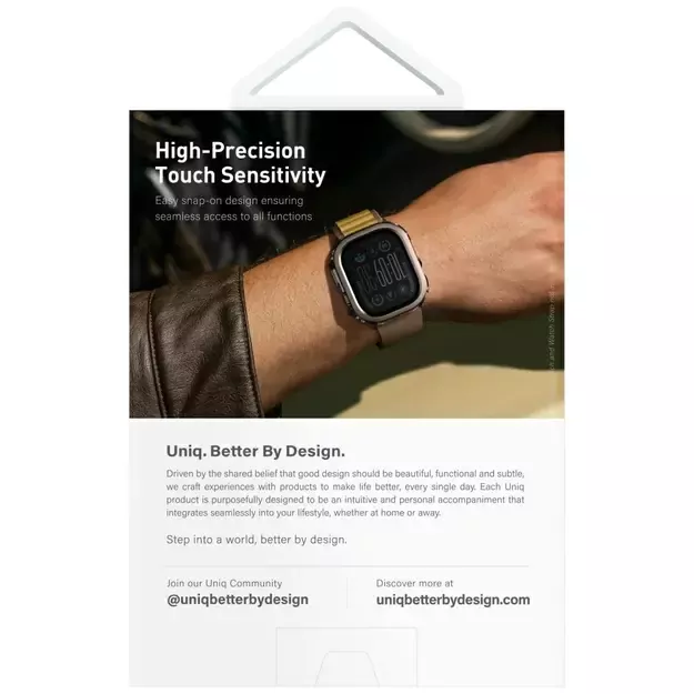 Uniq Voute Tempered Glass Case for Apple Watch Ultra 49mm - Black 10