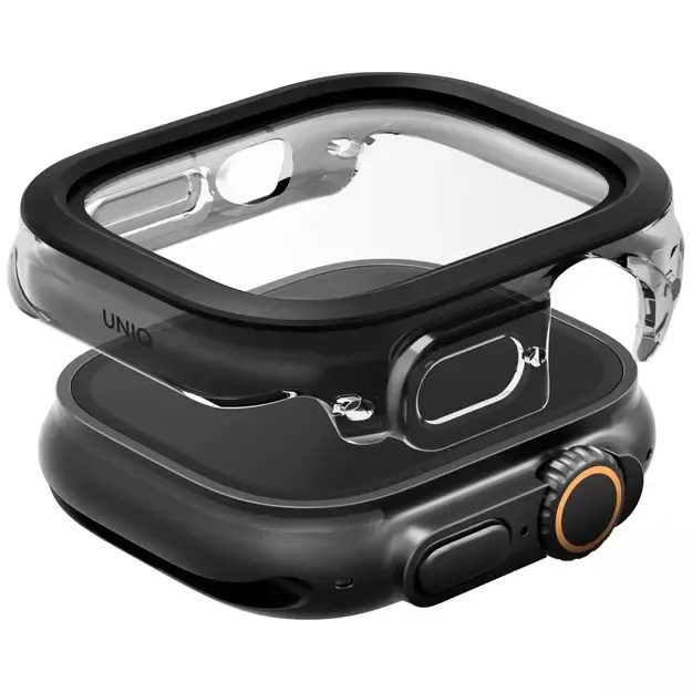 Uniq Voute Tempered Glass Case for Apple Watch Ultra 49mm - Black 6