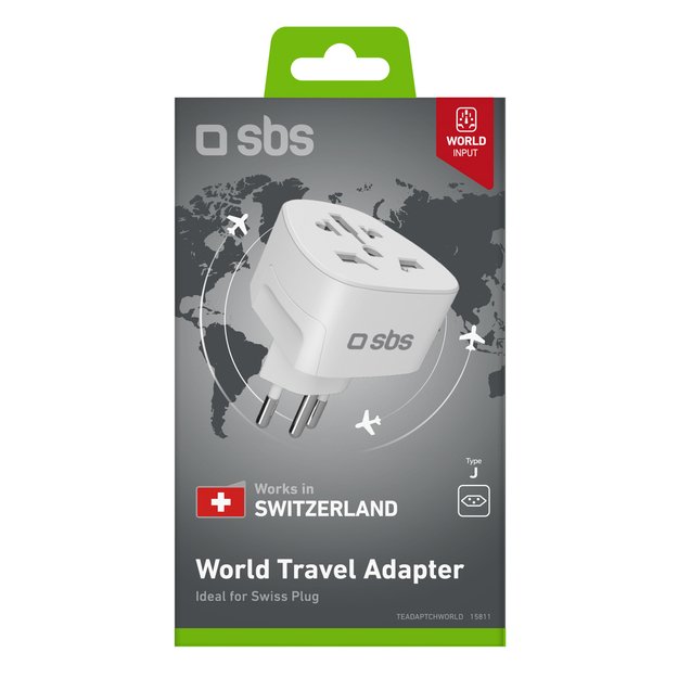 Adapter from CH wall plug to Universal plug 1