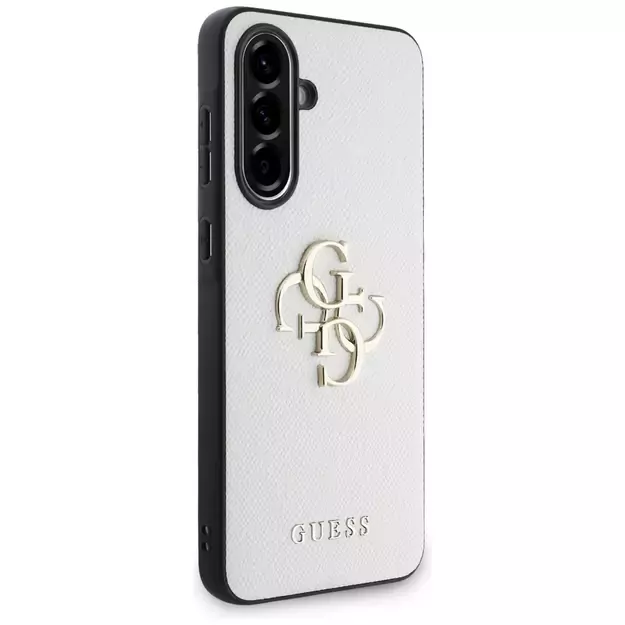 Guess Grained Big 4G Logo Small Classic Logo case for Samsung Galaxy A56 - beige 2