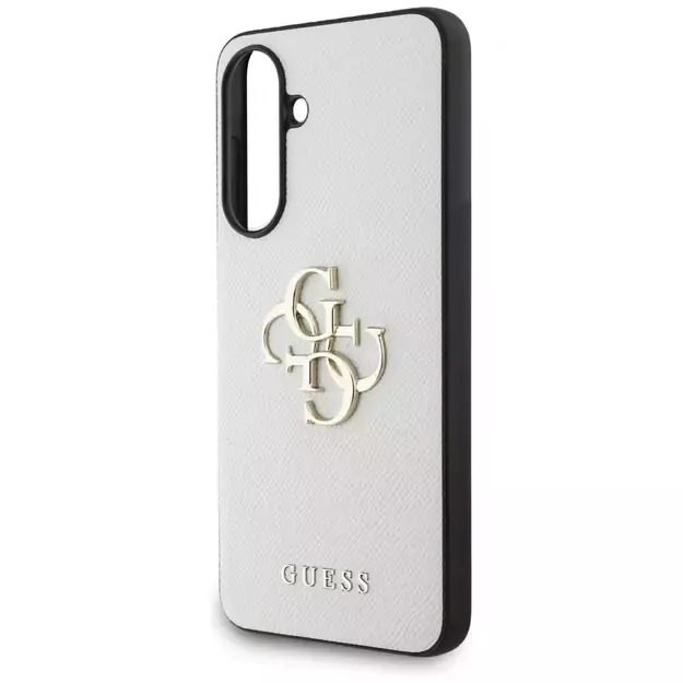 Guess Grained Big 4G Logo Small Classic Logo case for Samsung Galaxy A56 - beige 4