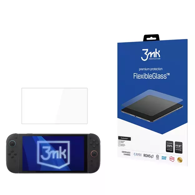 Hybrid glass 3mk FlexibleGlass for Nintendo Switch 2 - up to 11&quot 