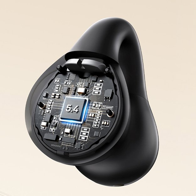 Baseus Bass 15 Clip OWS Wireless Headphones with Baseus Simple USB-C 3A 30cm Cable - Black 16