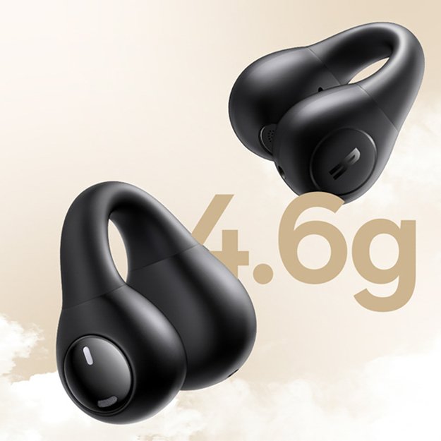 Baseus Bass 15 Clip OWS Wireless Headphones with Baseus Simple USB-C 3A 30cm Cable - Black 12