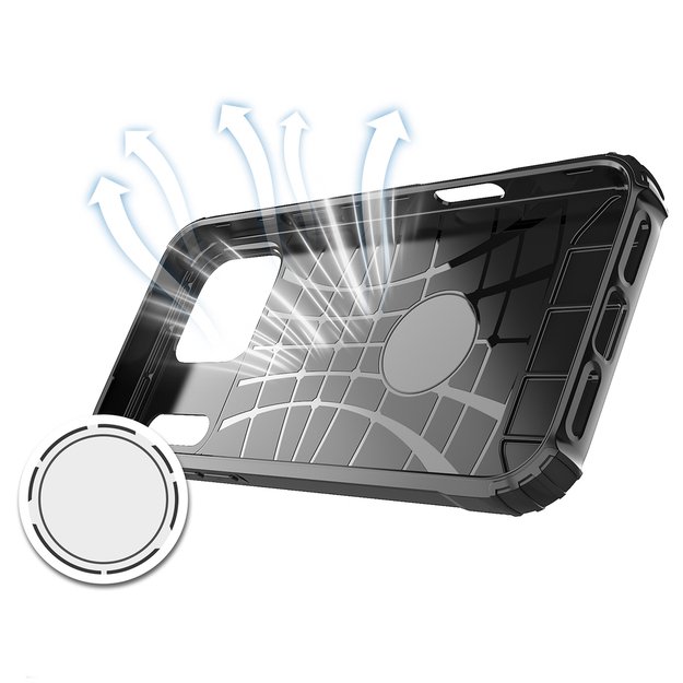 Hybrid Armor Case for iPhone 17 Pro Max - Black 5