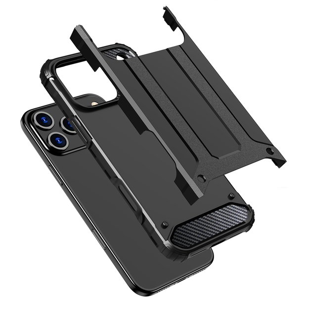 Hybrid Armor Case for iPhone 17 Pro Max - Black 6