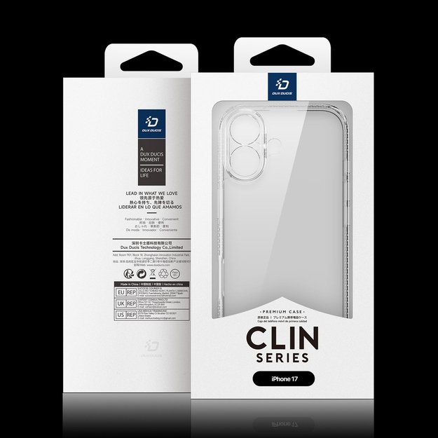 Dux Ducis Clin Case for iPhone 17 - Transparent 1