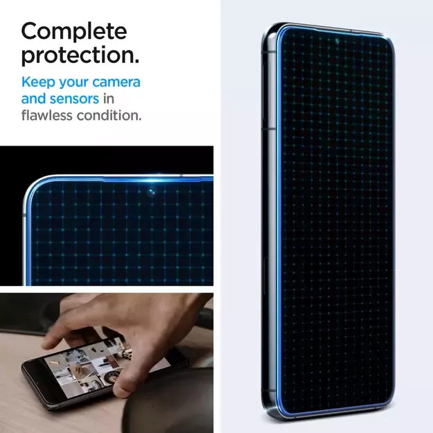 Spigen Glas.tR EZ Fit tempered glass for Samsung Galaxy S23+ - 2 pcs. 8