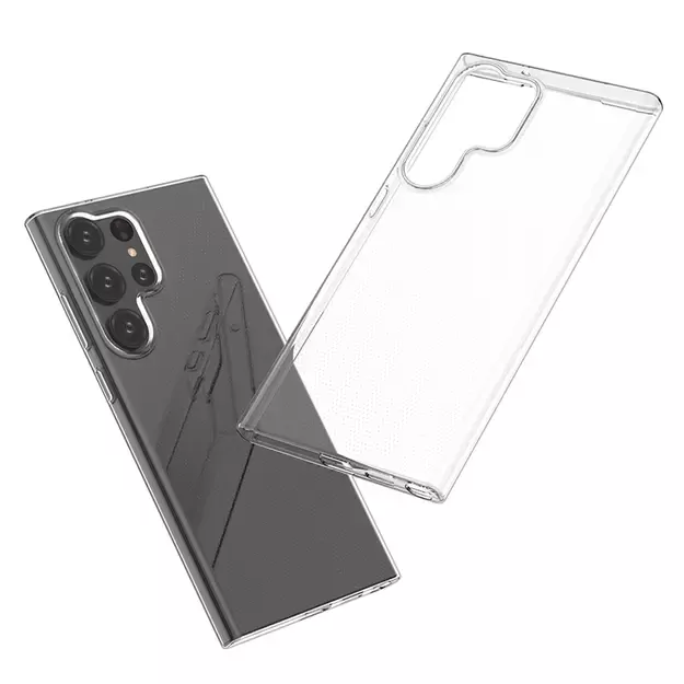 Ultra Clear 0.5mm case Samsung Galaxy S23 Ultra thin cover transparent 3