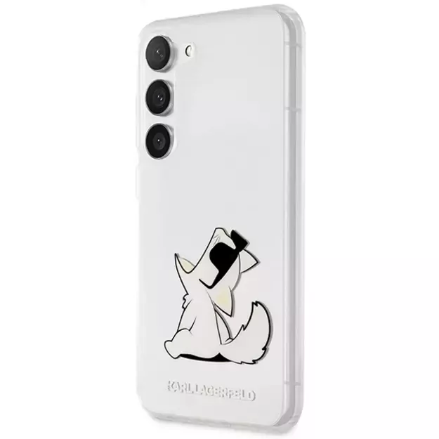 Karl Lagerfeld KLHCS23MCFNRC S23+ S916 transparent hardcase Choupette Fun 1
