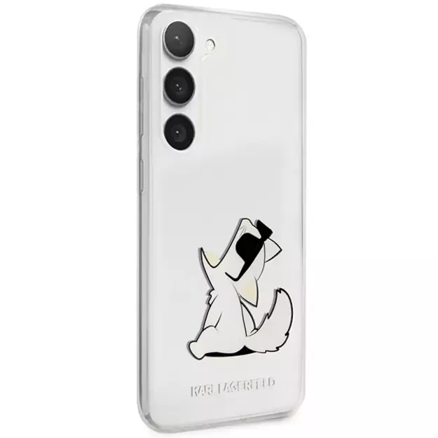 Karl Lagerfeld KLHCS23MCFNRC S23+ S916 transparent hardcase Choupette Fun 3