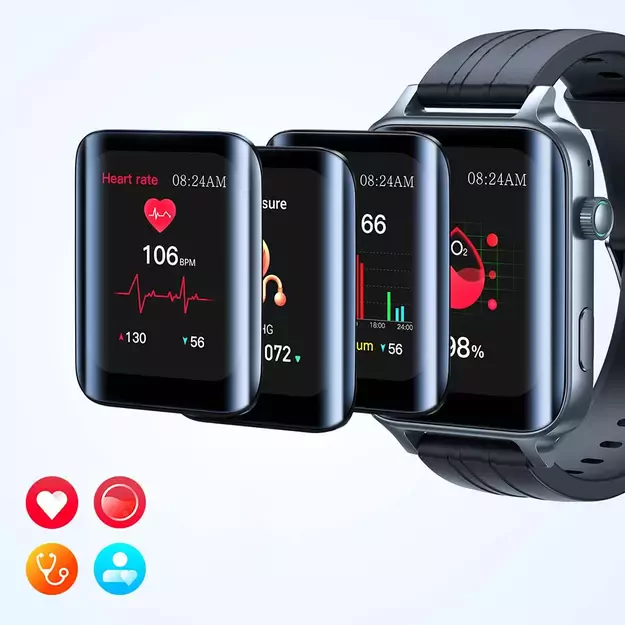 Joyroom Fit-Life JR-FT6 smartwatch with call answering function / IP68 protection - black 2