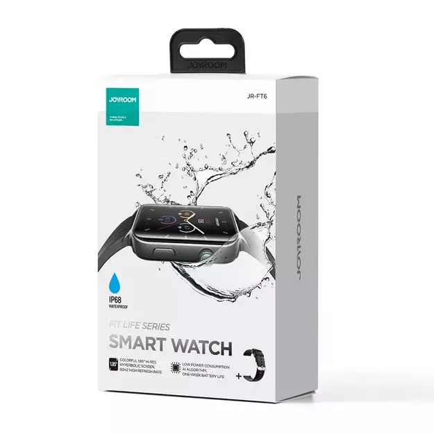 Joyroom Fit-Life JR-FT6 smartwatch with call answering function / IP68 protection - black 5