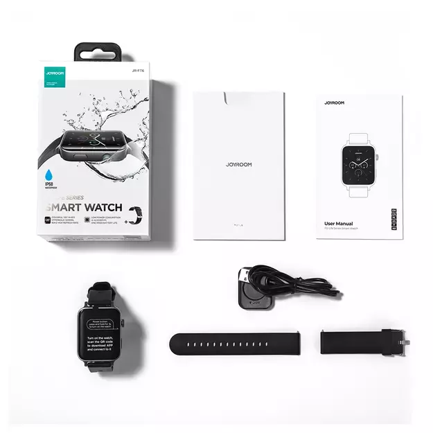Joyroom Fit-Life JR-FT6 smartwatch with call answering function / IP68 protection - black 8