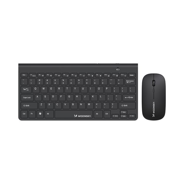 Wozinsky Wireless Keyboard + Compact Mouse Set - Black 4
