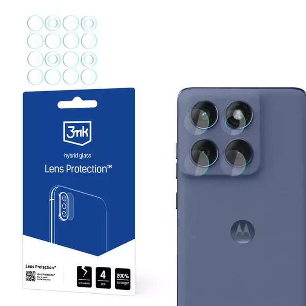 3mk Lens Protection Hybrid Camera Lens Glass for Motorola Edge 60 Fusion