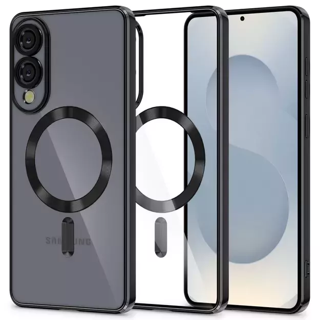 Tech-Protect MagFlex MagSafe Case for Samsung Galaxy S25 Edge - Clear Black