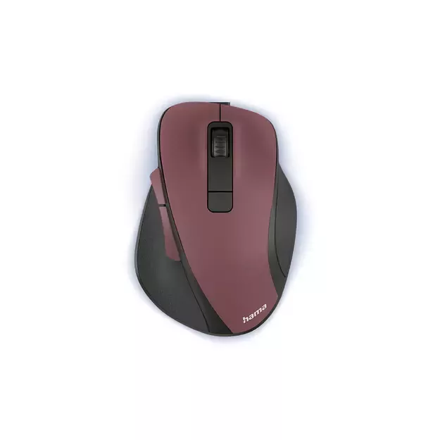 Hama MW-500 V2 Wireless Mouse with Battery - Burgundy 1