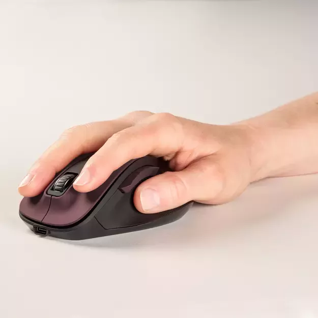 Hama MW-500 V2 Wireless Mouse with Battery - Burgundy 4