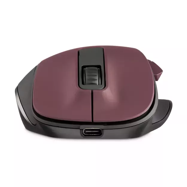 Hama MW-500 V2 Wireless Mouse with Battery - Burgundy 3