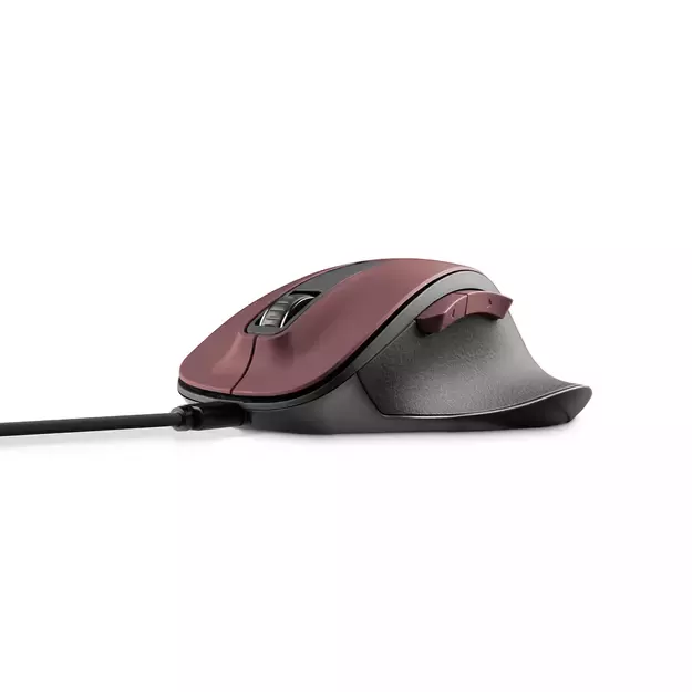 Hama MW-500 V2 Wireless Mouse with Battery - Burgundy 2
