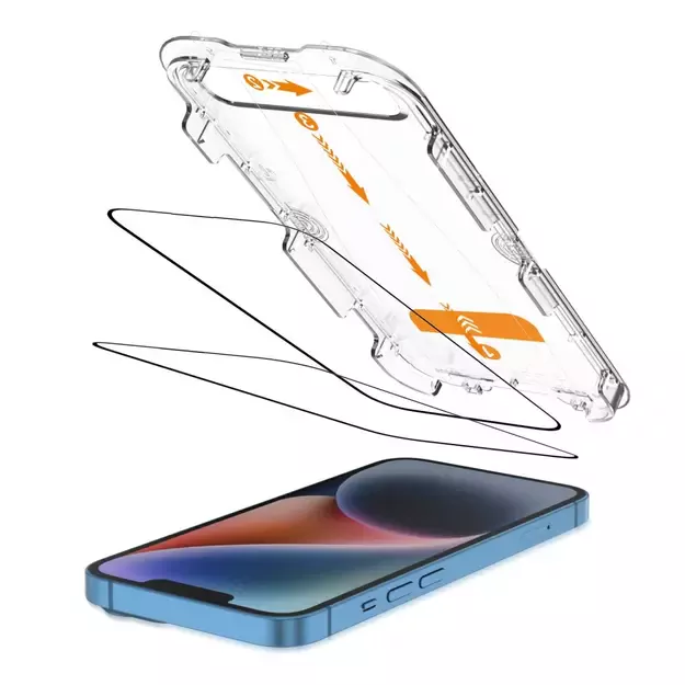 Tech-Protect Quick Set+ Tempered Glass 2-pack for iPhone 13 / 13 PRO / 14 / 16e 1