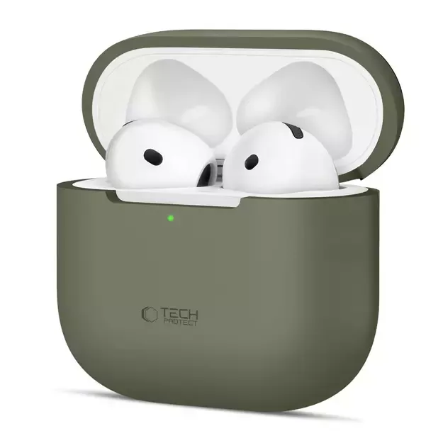 Tech-Protect Silicone Case for Apple AirPods 4 - Olive
