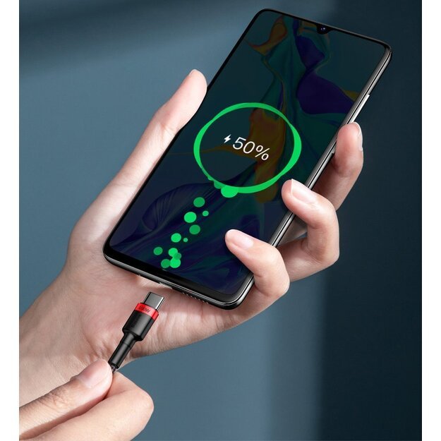 Baseus CATKLF-ALG1 USB-C - USB-C PD QC cable 100W 5A 2m - gray 9