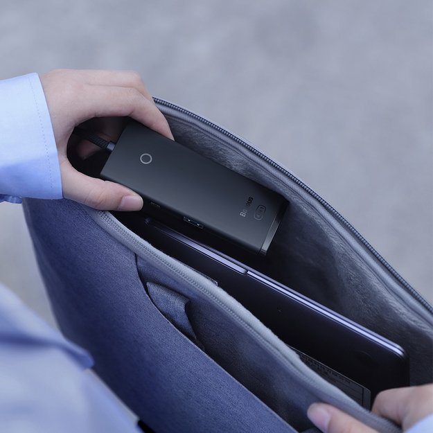 Baseus Lite Series HUB 4-Port (USB-A to 4xUSB-A 3.0) 0.25m black (WKQX030001) 10