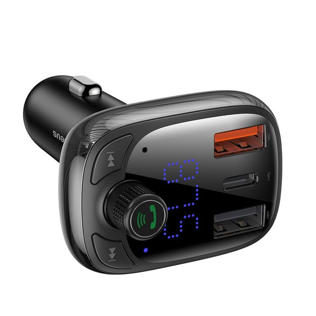 Bluetooth transmitter / car charger Baseus S-13 (Overseas Edition) - black 2
