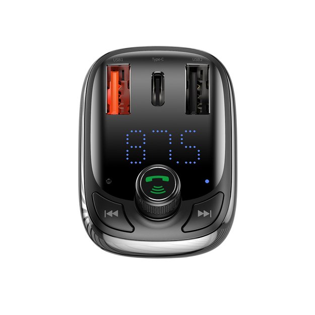Bluetooth transmitter / car charger Baseus S-13 (Overseas Edition) - black 4