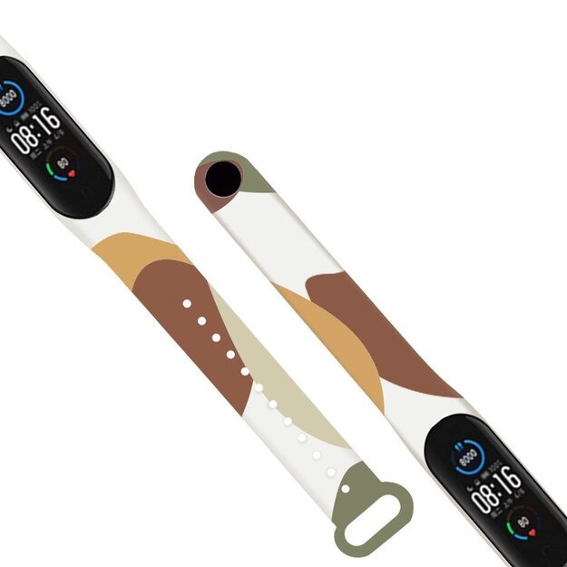 Strap Moro band for Xiaomi Mi Band 3 / 4 silicone strap watch bracelet pattern 13 2