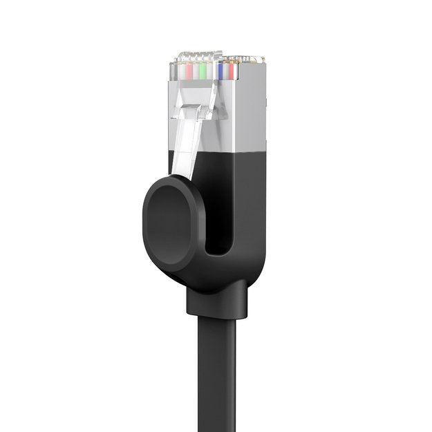 Baseus High Speed ​​flat Ethernet CAT6 RJ45 network cable 1m - black 4