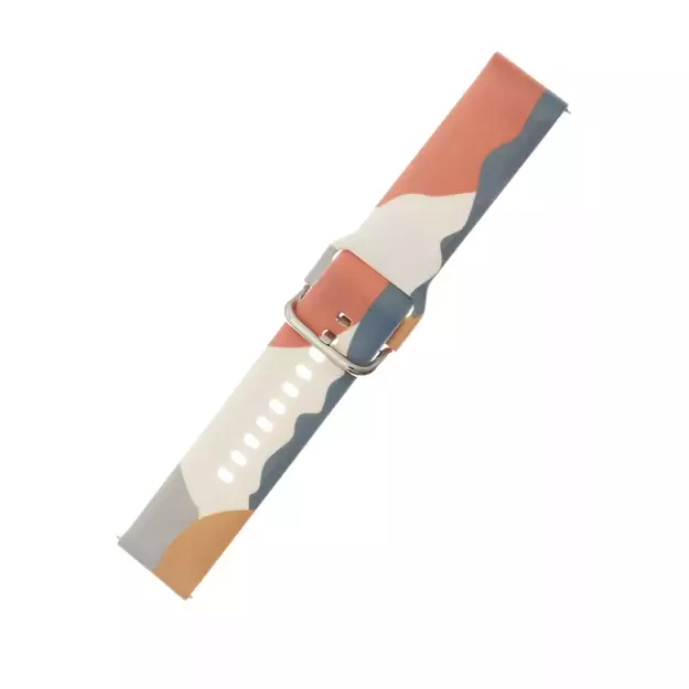 Strap Moro for Samsung Galaxy Watch 40 / 41 / 42 / 43 / 44 mm silicone bracelet watch band - pattern 15