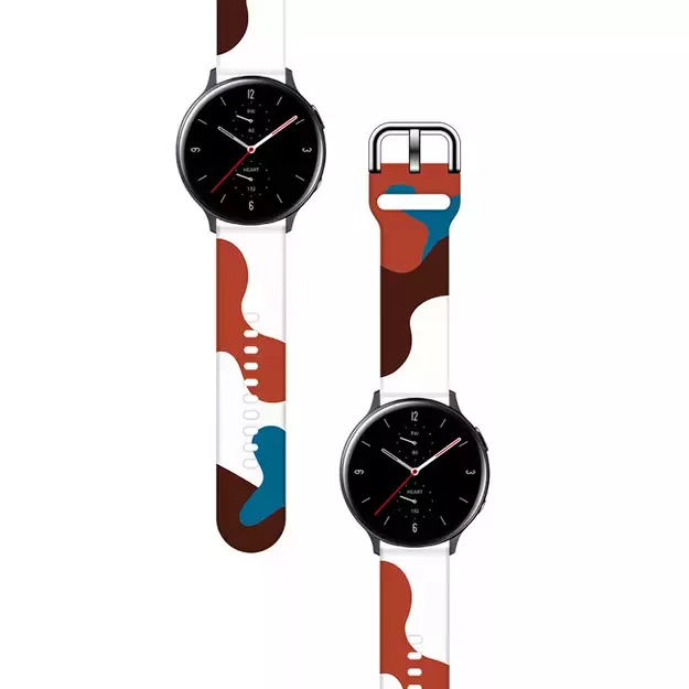 Strap Moro for Samsung Galaxy Watch 45 / 46 / 47 mm silicone bracelet watch band - pattern 8 1