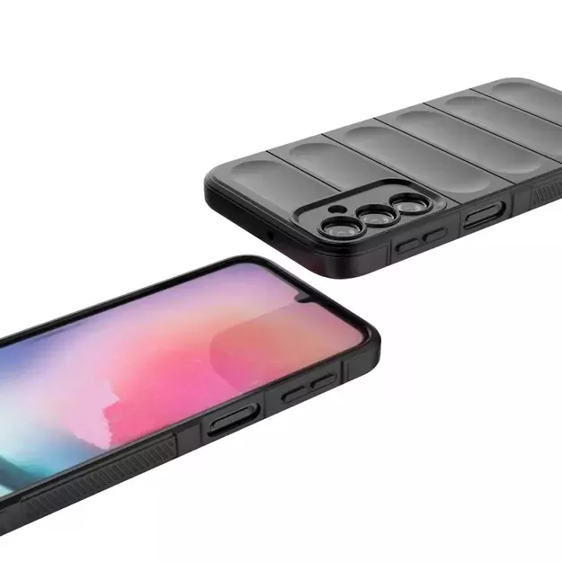 Magic Shield Case for Samsung Galaxy A24 4G flexible armored cover red 23