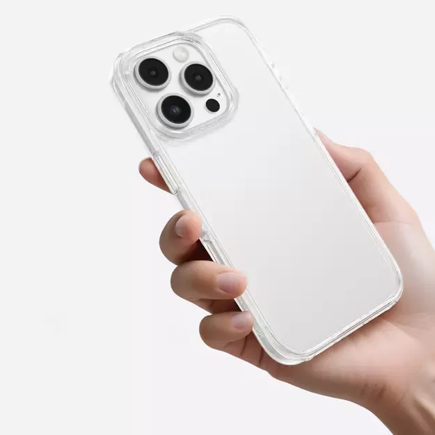 AmazingThing Minimal Case for iPhone 16 Pro Silicone Case - Transparent 4