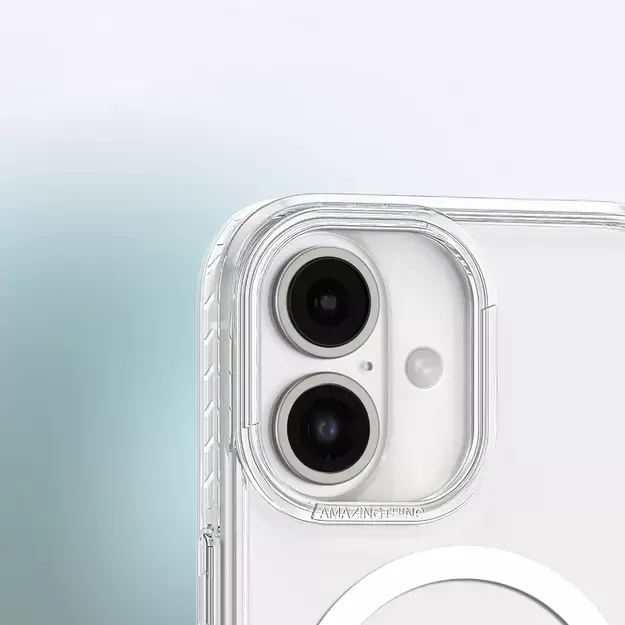 AmazingThing Titan Pro Mag Case with Magnetic Ring for iPhone 16 - Transparent 20