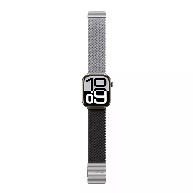 Set of 2 AmazingThing Blend Band for Apple Watch 45/46/49mm - Grey-Black/Grey 10