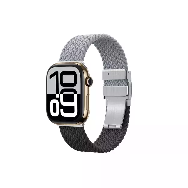 Set of 2 AmazingThing Blend Band for Apple Watch 45/46/49mm - Grey-Black/Grey 11