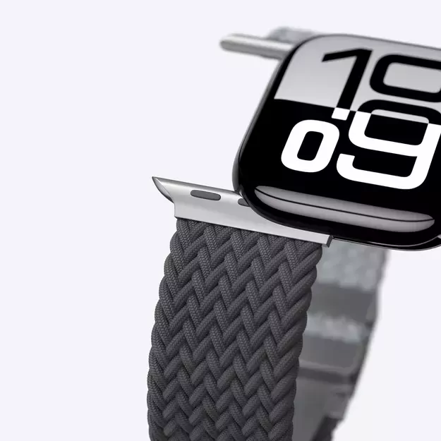 Set of 2 AmazingThing Blend Band for Apple Watch 45/46/49mm - Grey-Black/Grey 14