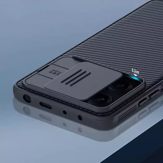 Nillkin CamShield Pro Case Case for Xiaomi Redmi Note 12 Pro / Poco X5 Pro 5G Cover with Camera Protector Black 12