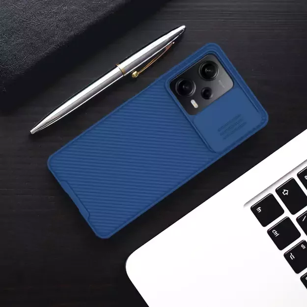 Nillkin CamShield Pro Case Case for Xiaomi Redmi Note 12 Pro / Poco X5 Pro 5G Cover with Camera Protector Black 29