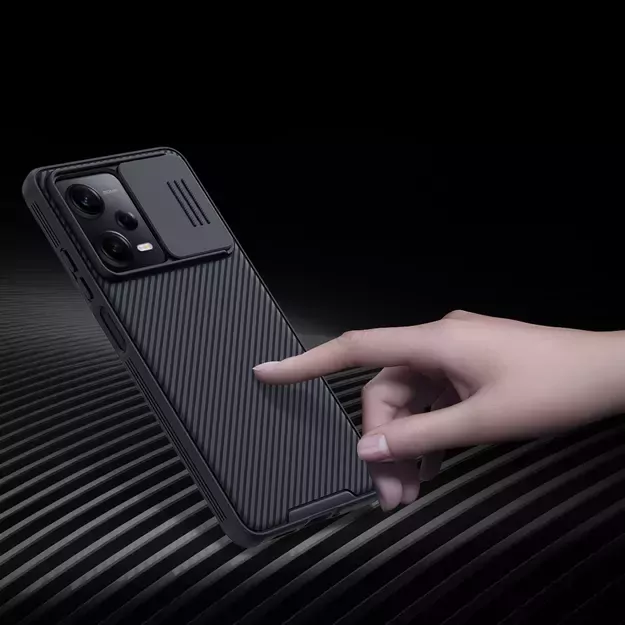 Nillkin CamShield Pro Case Case for Xiaomi Redmi Note 12 Pro / Poco X5 Pro 5G Cover with Camera Protector Black 21