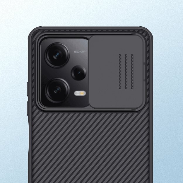 Nillkin CamShield Pro Case Case for Xiaomi Redmi Note 12 Pro / Poco X5 Pro 5G Cover with Camera Protector Black 7