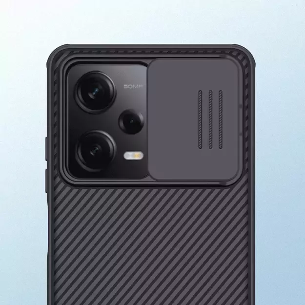 Nillkin CamShield Pro Case Case for Xiaomi Redmi Note 12 Pro / Poco X5 Pro 5G Cover with Camera Protector Black 25